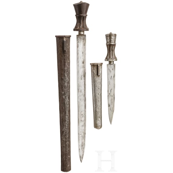 A set with Tibetan sword and dughti, 1st half of the 20th century