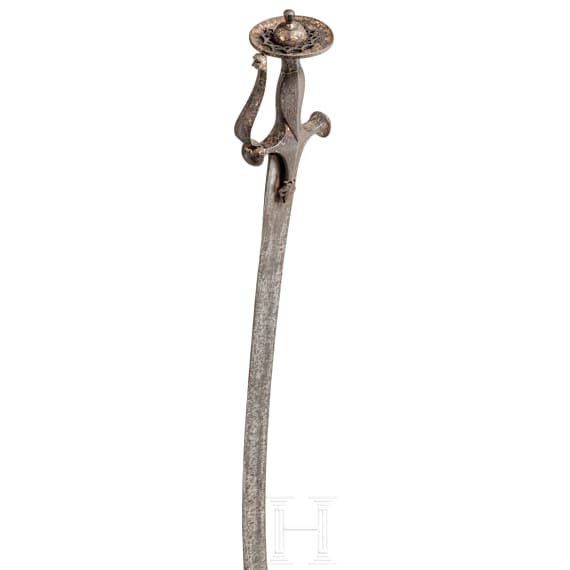 A Nepalese tulwar with gilt scabbard, 18th/19th century
