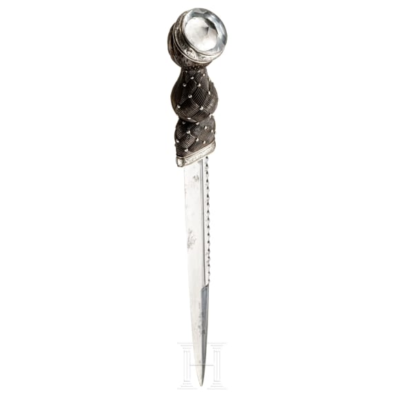 A silver mounted Scottish dirk, 19th century