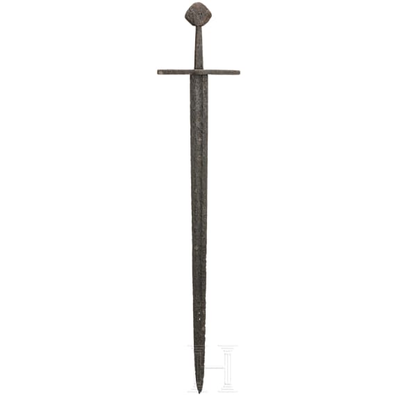 A German medieval sword, circa 1200 - 1250