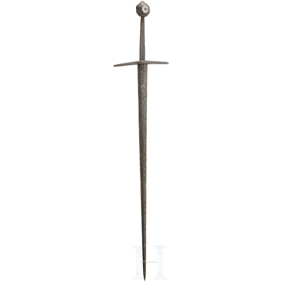 A German medieval sword with Passau blade, circa 1380