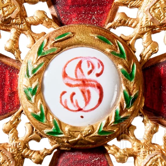 Russian Order of St. Stanislaus - a cross 3rd class, by Albert Keibel, late 19th century