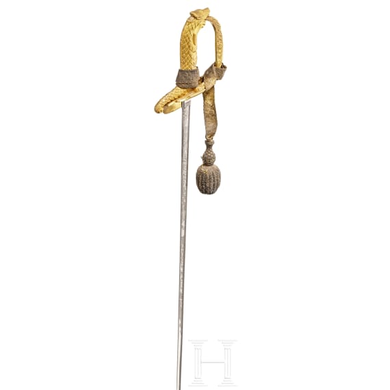 A Dress Sword with dragon grip, Henry Poole & Co., London, 19th century