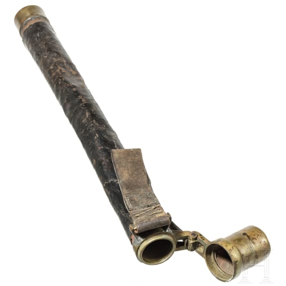 A flute's tubular with military markings, circa 1850