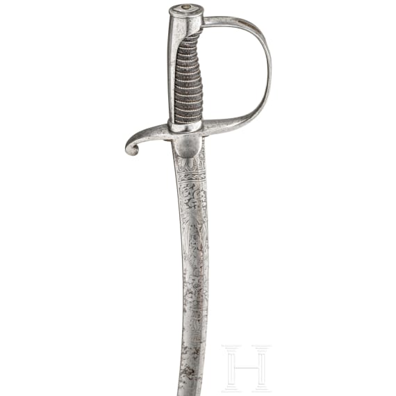 A sabre for officers of the cavalry, circa 1830 - 1840