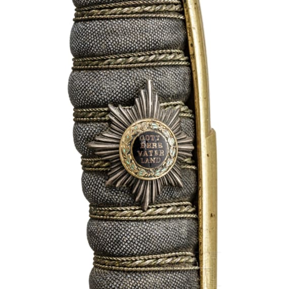 Säbel für Offiziere im Leibgarde-Infanterie-Regiment Nr. 115, um 1910