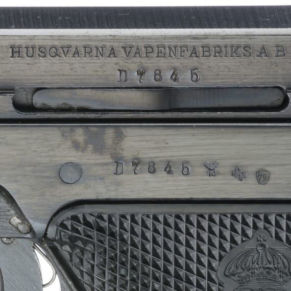 Husqvarna M 40, mit Tasche, Polizei