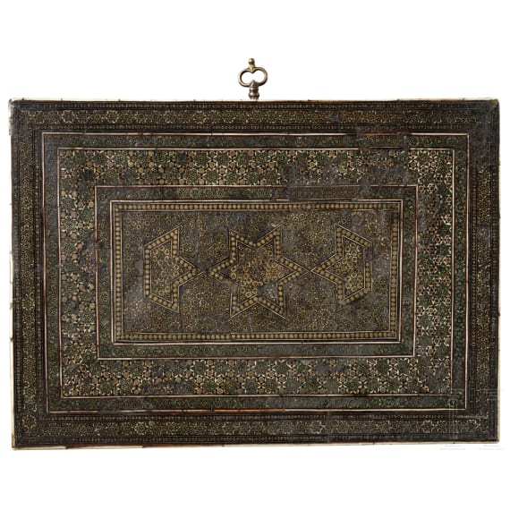 Kabinettkästchen mit reichem Shiras-Dekor, Persien, 1. Hälfte 19. Jhdt.