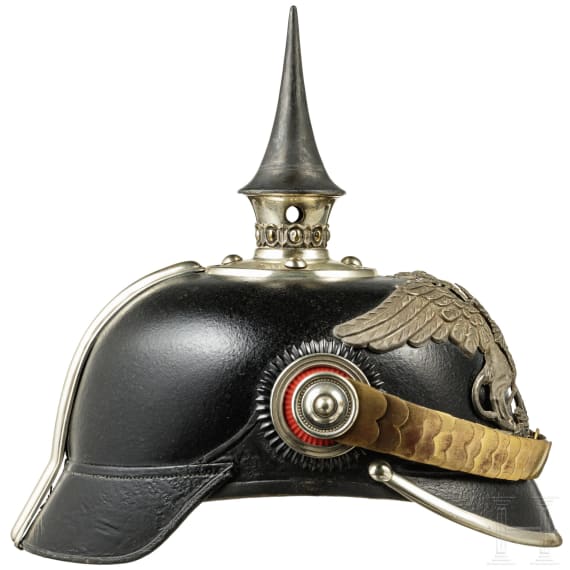 Helm für einen Fähnrich im 1. Badischen Leib-Grenadier-Regiment Nr. 109, um 1900