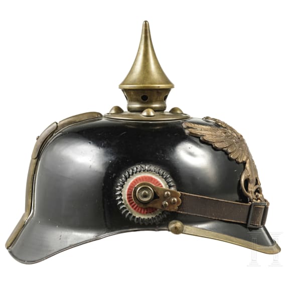 Helm M 1895 aus Eisenblech für Mannschaften der Linieninfanterie