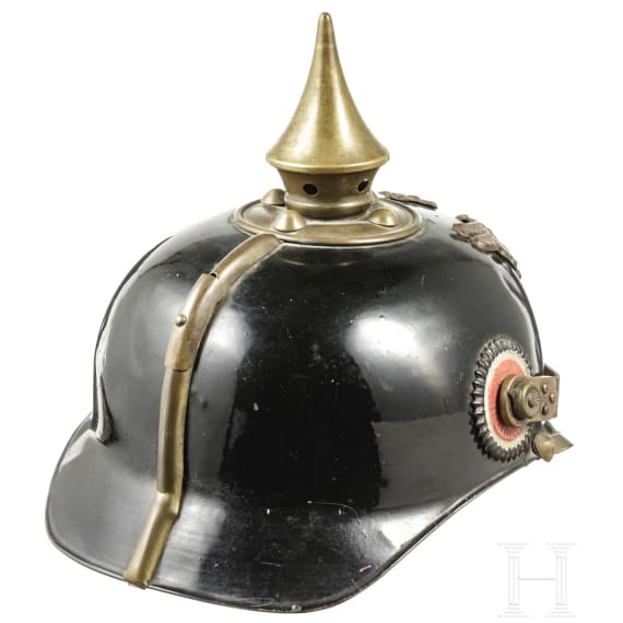 Helm M 1895 aus Eisenblech für Mannschaften der Linieninfanterie