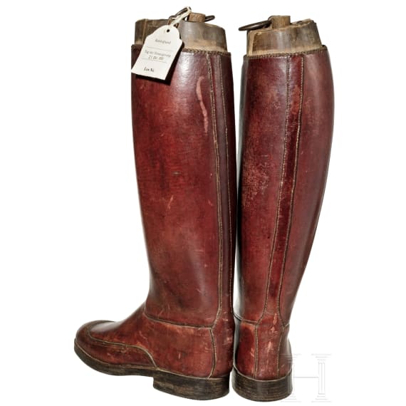 Ein Paar Stiefel für Offiziere der Husaren, 19. Jhdt.