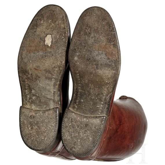 Ein Paar Stiefel für Offiziere der Husaren, 19. Jhdt.