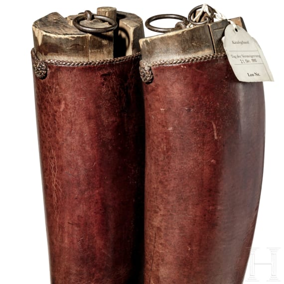 Ein Paar Stiefel für Offiziere der Husaren, 19. Jhdt.