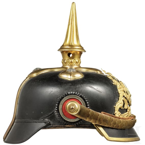 Helm M 1886 für Reserveoffiziere der berittenen Truppen, um 1910