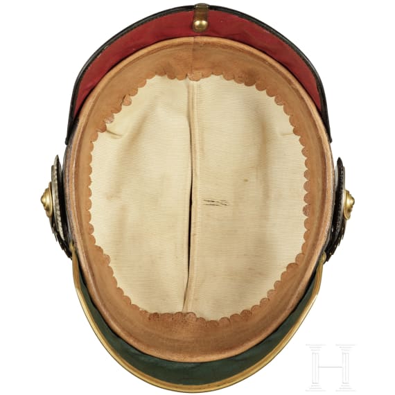 Helm M 1886 für Reserveoffiziere der berittenen Truppen, um 1910