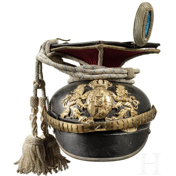 A czapka M 1886 for officers in the Royal Bavarian 1st Uhlan Regiment "Kaiser Wilhelm II, King of Prussia", circa 1910