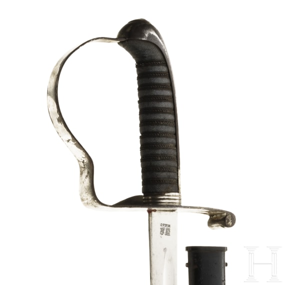 A sabre for Bavarian artillery officers, made circa 1915