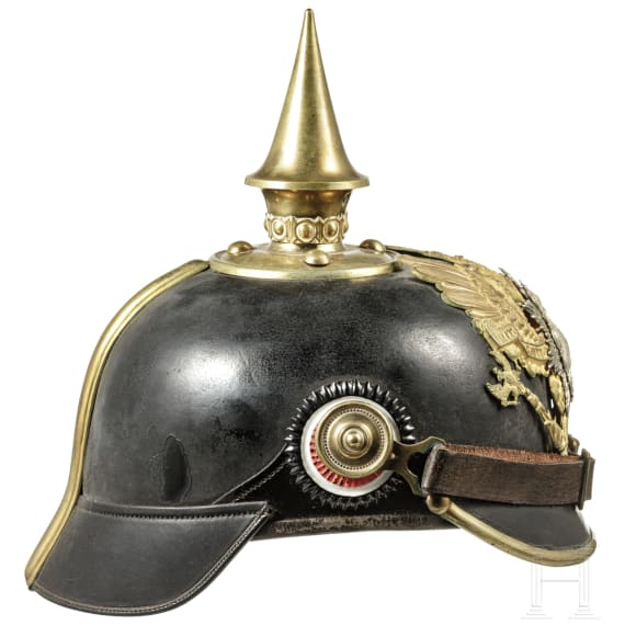 A helmet for one-year volunteers in the 6th Thuringian Infantry Regiment No. 95