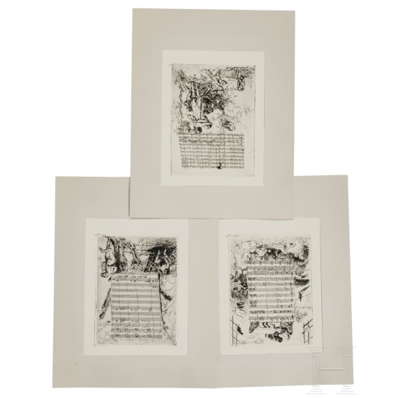 Lovis Corinth (1858 - 1925) und Max Slevogt (1868 - 1932) - 16 Grafikbl&auml;tter