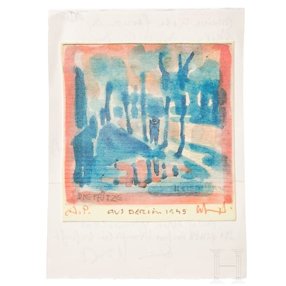 Herbert Siebner (1925 - 2003) - AP-Lithographien aus Berlin und Segenstein, um 1945