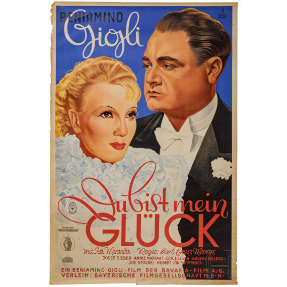 Willi Engelhardt - Filmplakat "Du bist mein Gl&uuml;ck", 1936