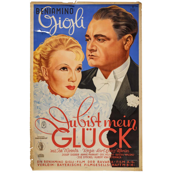 Willi Engelhardt - Filmplakat "Du bist mein Gl&uuml;ck", 1936