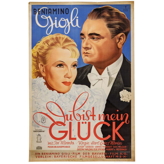 Willi Engelhardt - Filmplakat "Du bist mein Gl&uuml;ck", 1936