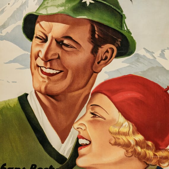 Willi Engelhardt - Filmplakat "F&uuml;rst Seppl - Skandal im Grandhotel", seltene Ausf&uuml;hrung, 1932