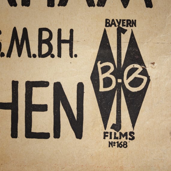Willi Engelhardt - Filmplakat zu "Zigeuner der Nacht in: Heute Nacht gehts los!" mit einer erotischen Zeichnung auf der R&uuml;ckseite, 1932