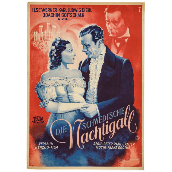 Willi Engelhardt - Filmplakat "Die schwedische Nachtigall", 1941
