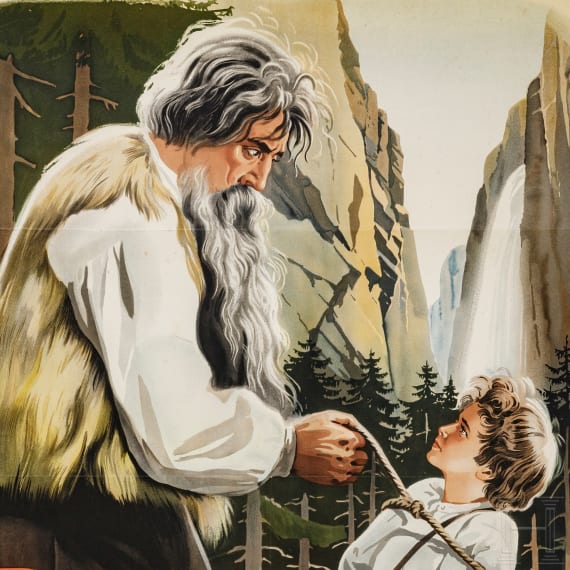 Willi Engelhardt - drei Filmplakate f&uuml;r "Peter der Riese", "Es war einmal ein K&ouml;nig" und "Heidemarie", 1950er Jahre