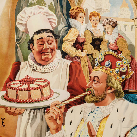 Willi Engelhardt - drei Filmplakate f&uuml;r "Peter der Riese", "Es war einmal ein K&ouml;nig" und "Heidemarie", 1950er Jahre