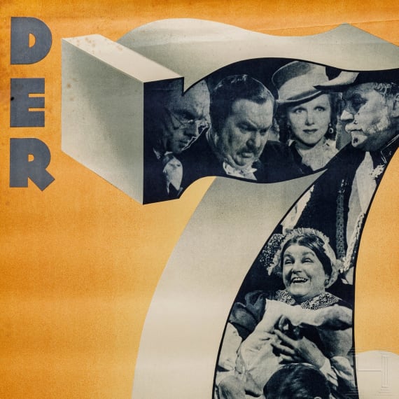 Willi Engelhardt - Filmplakat "Der 7. Junge - Liebes - Urlaub", 1940