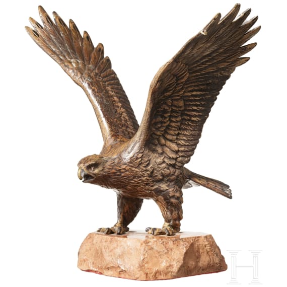 Gro&szlig;er Adler, Wiener Bronze, um 1900