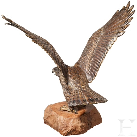 Gro&szlig;er Adler, Wiener Bronze, um 1900
