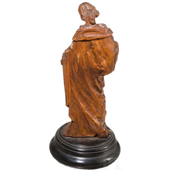 Buchsbaumstatuette, deutsch, Anfang 18. Jhdt.