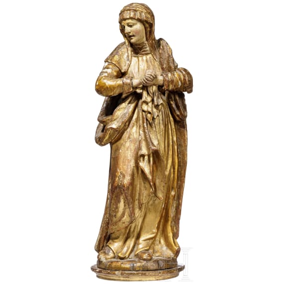 Trauernde Madonna, norddeutsch/fl&auml;misch, um 1600