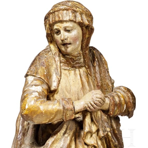 Trauernde Madonna, norddeutsch/fl&auml;misch, um 1600