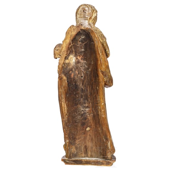 Trauernde Madonna, norddeutsch/fl&auml;misch, um 1600