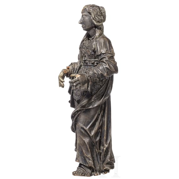 Heiligenfigur, s&uuml;ddeutsch, 17. Jhdt.