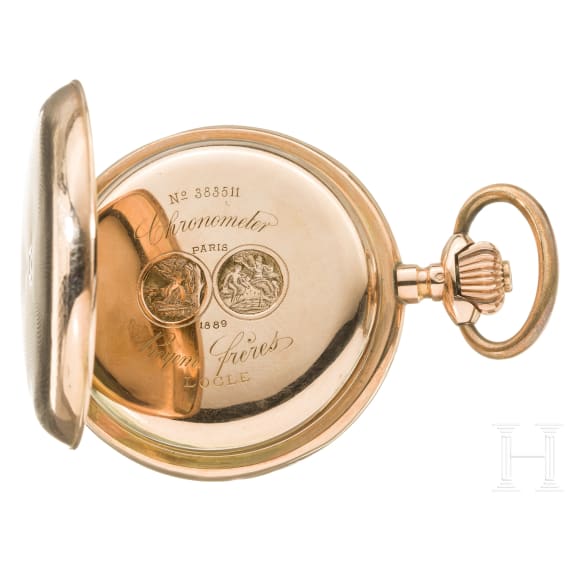 Gold-Taschenuhr, Paris, Reyem Freres, 1889