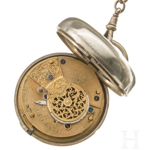 Zwei Spindel-Taschenuhren, London, Charles Harris, 1882 bzw. Birmingham, 1858