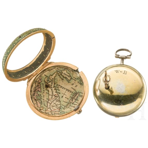 Spindeluhr, England, um 1750