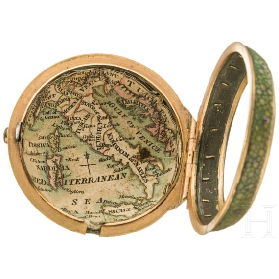 Spindeluhr, England, um 1750