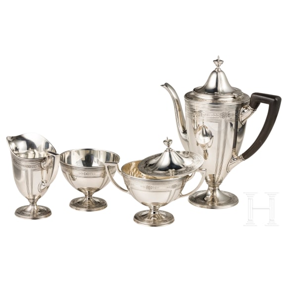 Vierteiliges silbernes Kaffeeservice, Tiffany & Co., Anfang 20. Jhdt.