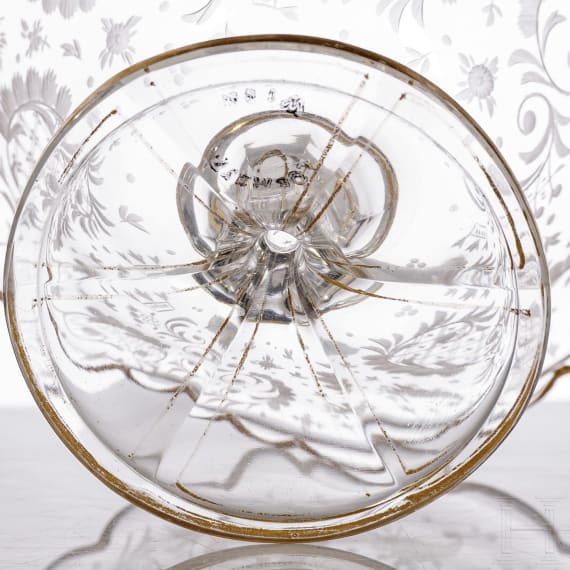Zw&ouml;lfteiliges Trinkservice, J. & L. Lobmeyr, Wien, um 1880