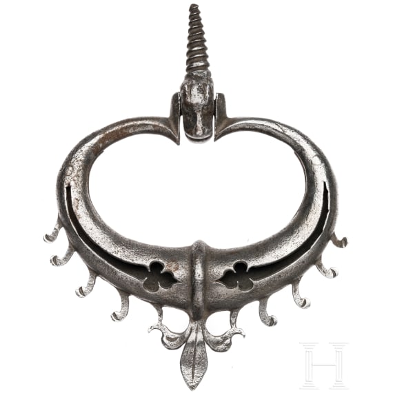 Gotischer Griff, deutsch, um 1500