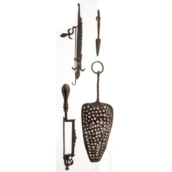 Sammlung eiserne Werkzeuge, s&uuml;ddeutsch/&Ouml;sterreich, 18. Jhdt.
