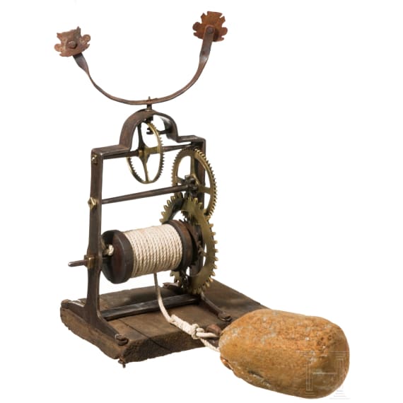 Bratspie&szlig;-Drehmechanik (Rotisserie), um 1800